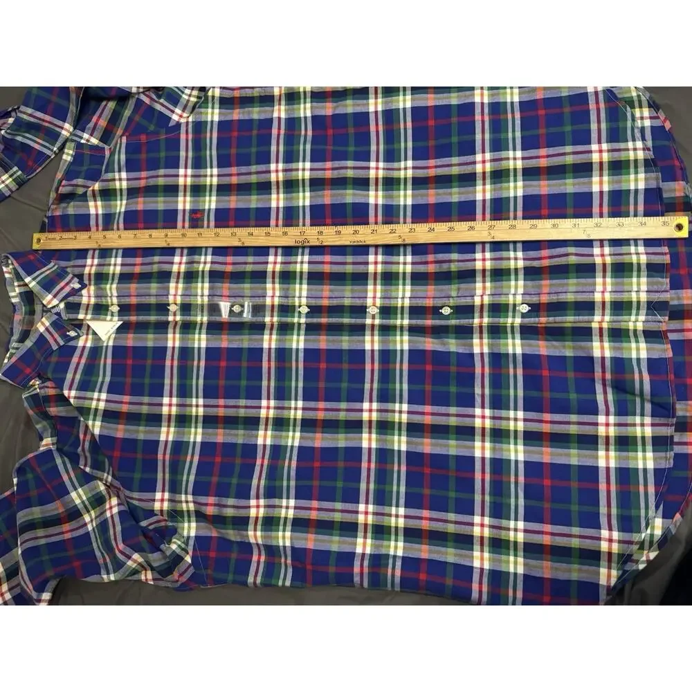 Polo‎ Ralph Lauren Classic Fit Button Down Plaid Shirt Mens 2XLT Multicolor L/S